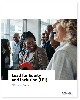 Lead for Equity and Inclusion 2024 Impact Report Cover image 